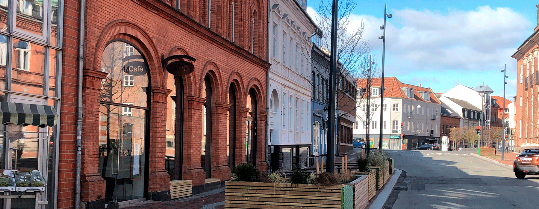 Renovierung der Jernbanegade Kolding