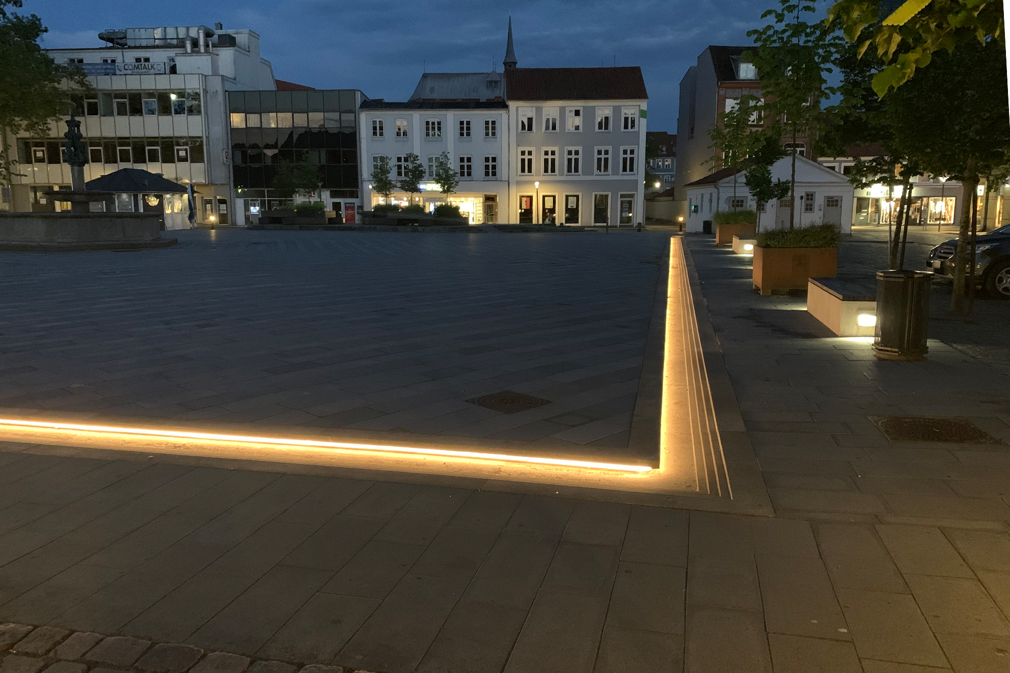 Stadtplatz von Gravene - Gemeinde Haderslev