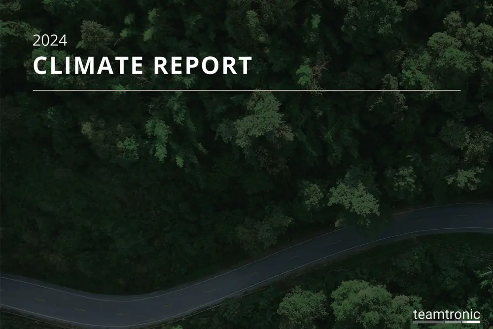 Teamtronic Klimaregnskab 2024 - Små skridt. Store ambitioner