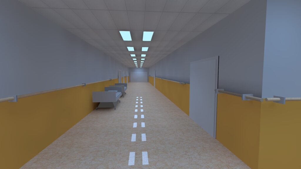 Korridor_Gangforløb_view2_design2_lys-til-sundhed-og-medicinal