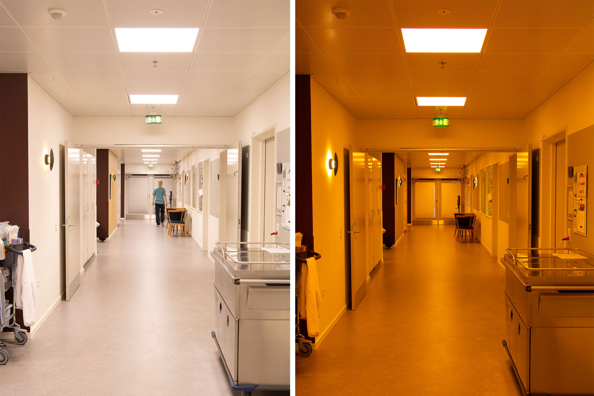 Zirkadiane Beleuchtung und Bernstein schaffen ein besseres Rehabilitationsumfeld